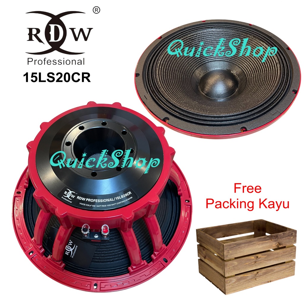 Component Speaker RDW 15LS20CR 15 Inch Subwoofer