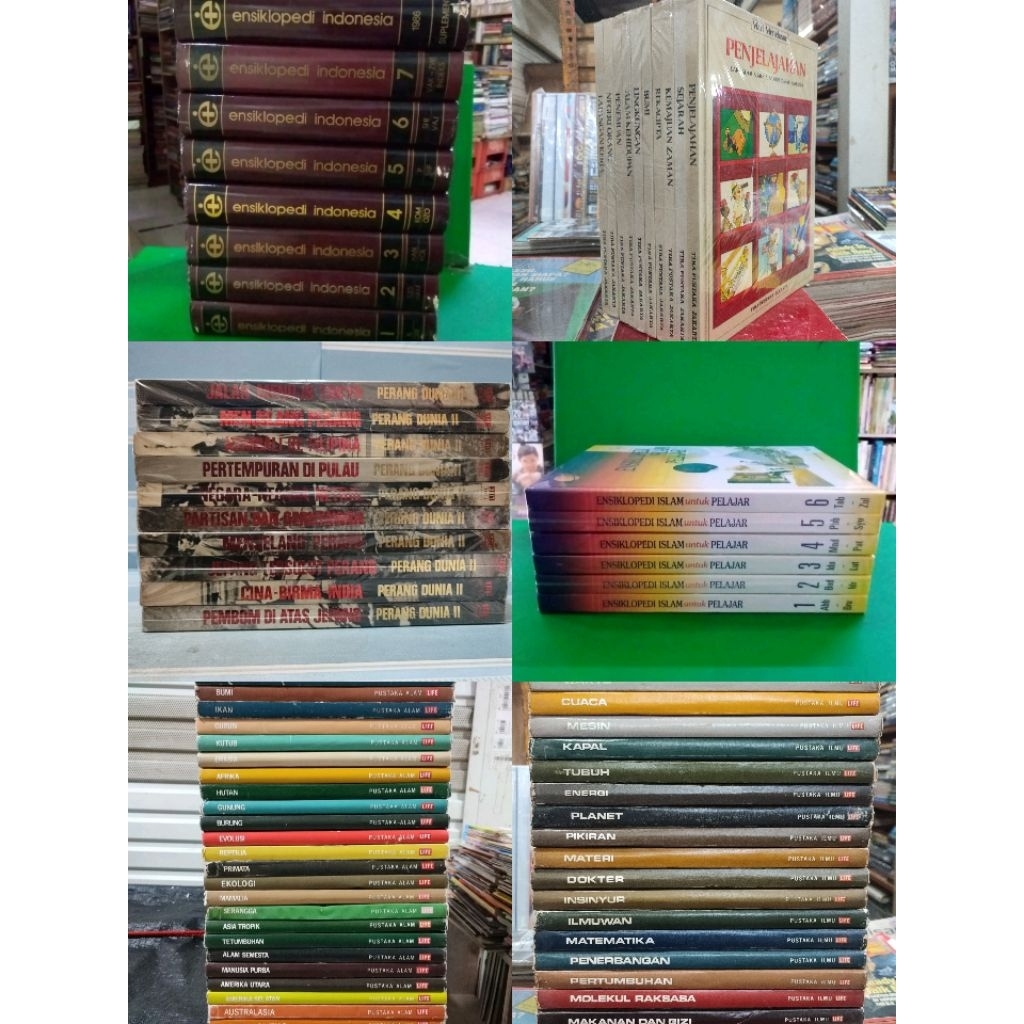 Buku ensiklopedi indonesia - mari menelusuri - perang dunia - islam pelajar - pustaka alam - pustaka
