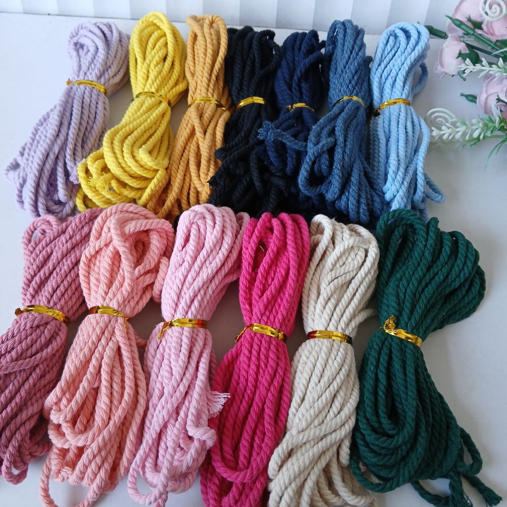 5 M Tali Katun Macrame 3mm