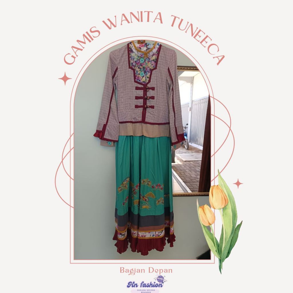 GAMIS TUNEECA ORI SIZE KECIL