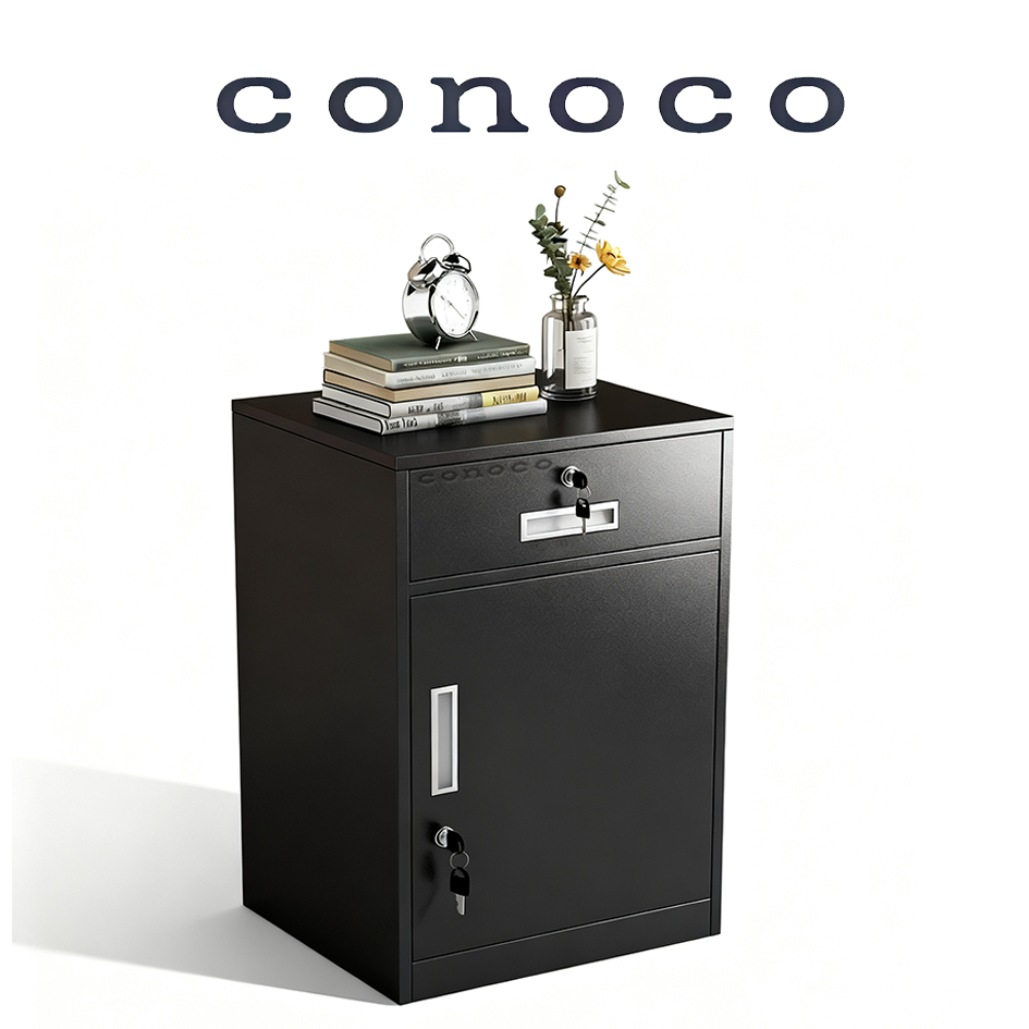 CONOCO Lemari Loker Arsip Besi Sekolah Tebal Anti Karat Garansi Lemari Arsip Kunci Kata Sandi