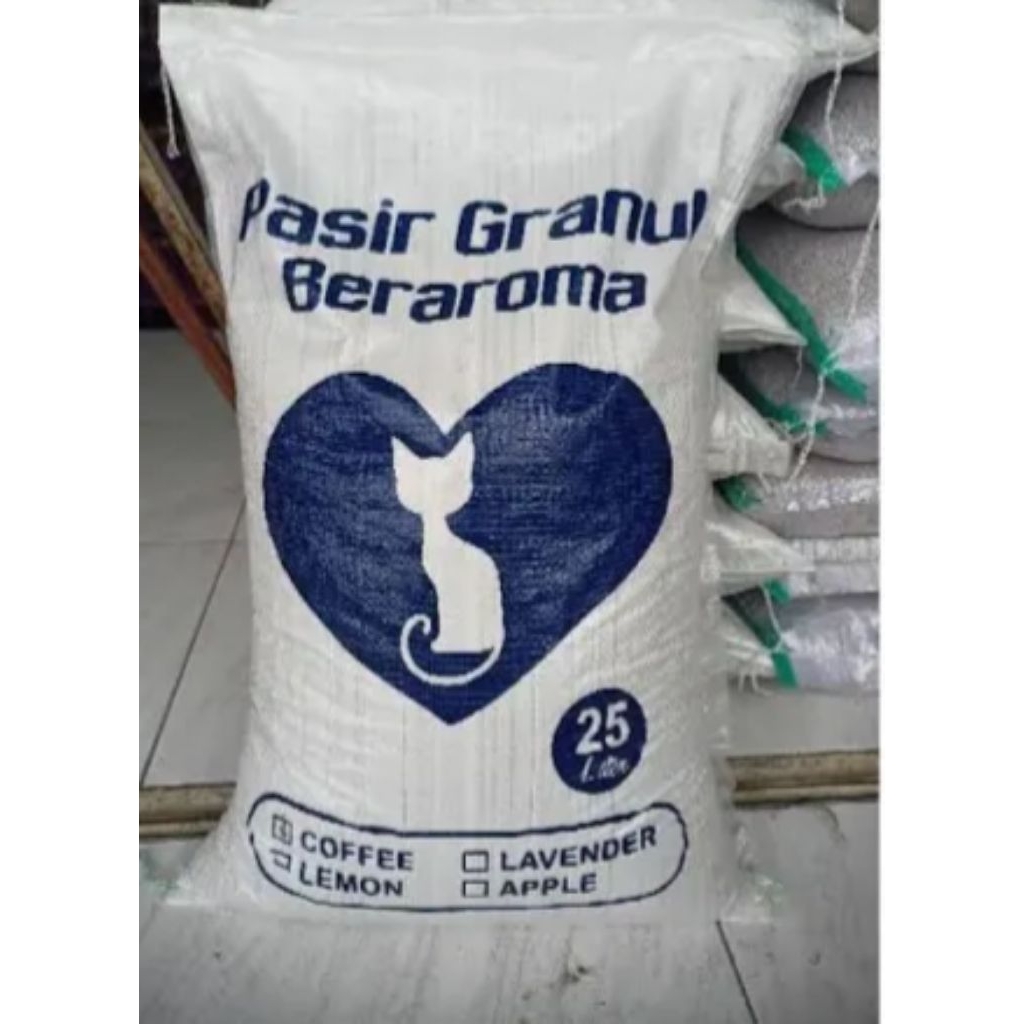Pasir Kucing Wangi Gumpal 25 Liter
