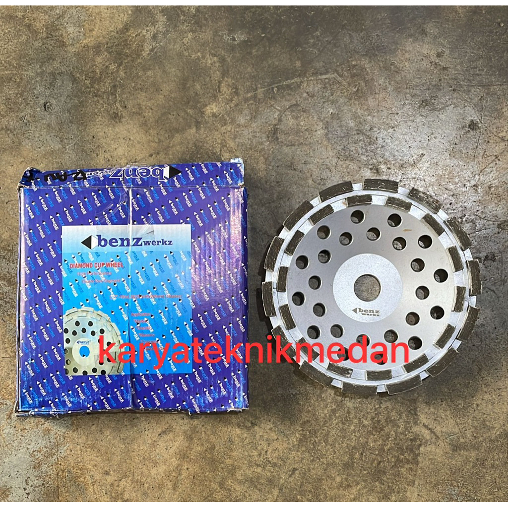 DIAMOND CUP WHEEL | DIAMOND CUP WHEEL DOUBLE ROW 7” BENZ