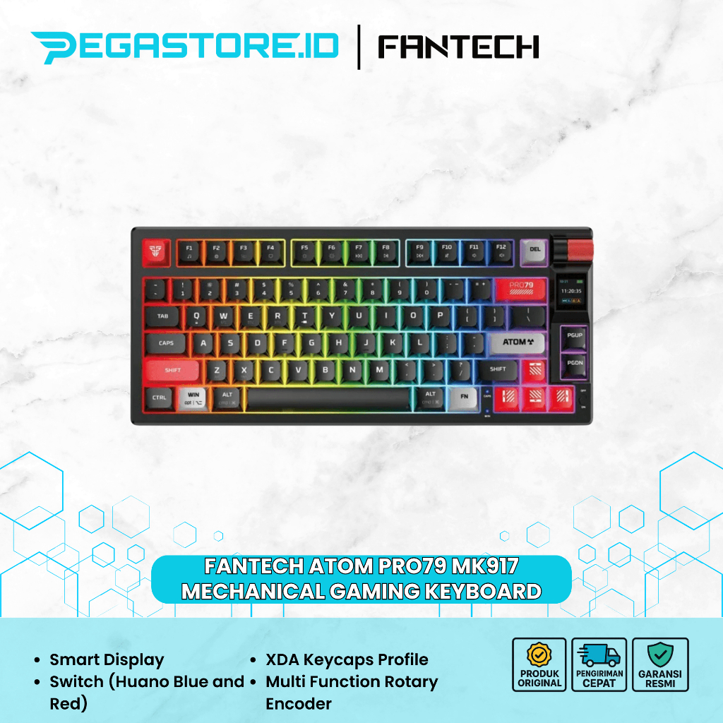 Fantech Atom PRO79 MK917 Mechanical Gaming Keyboard Black
