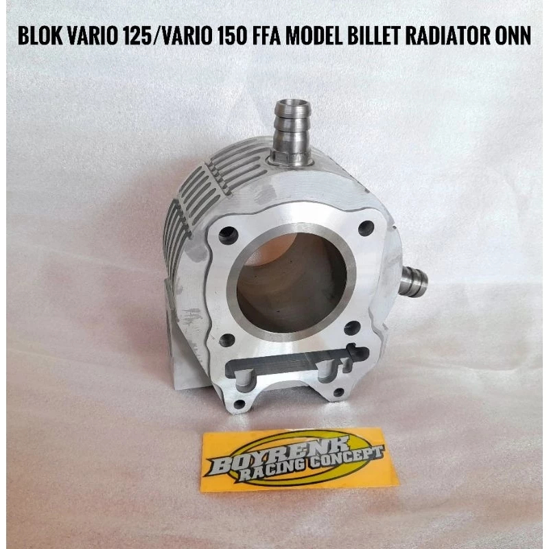 CYLINDER BLOK VARIO 125/VARIO 150 MODEL BILLET BORE UP FFA BORING 67-85- BOYRENK RACING CONCEPT