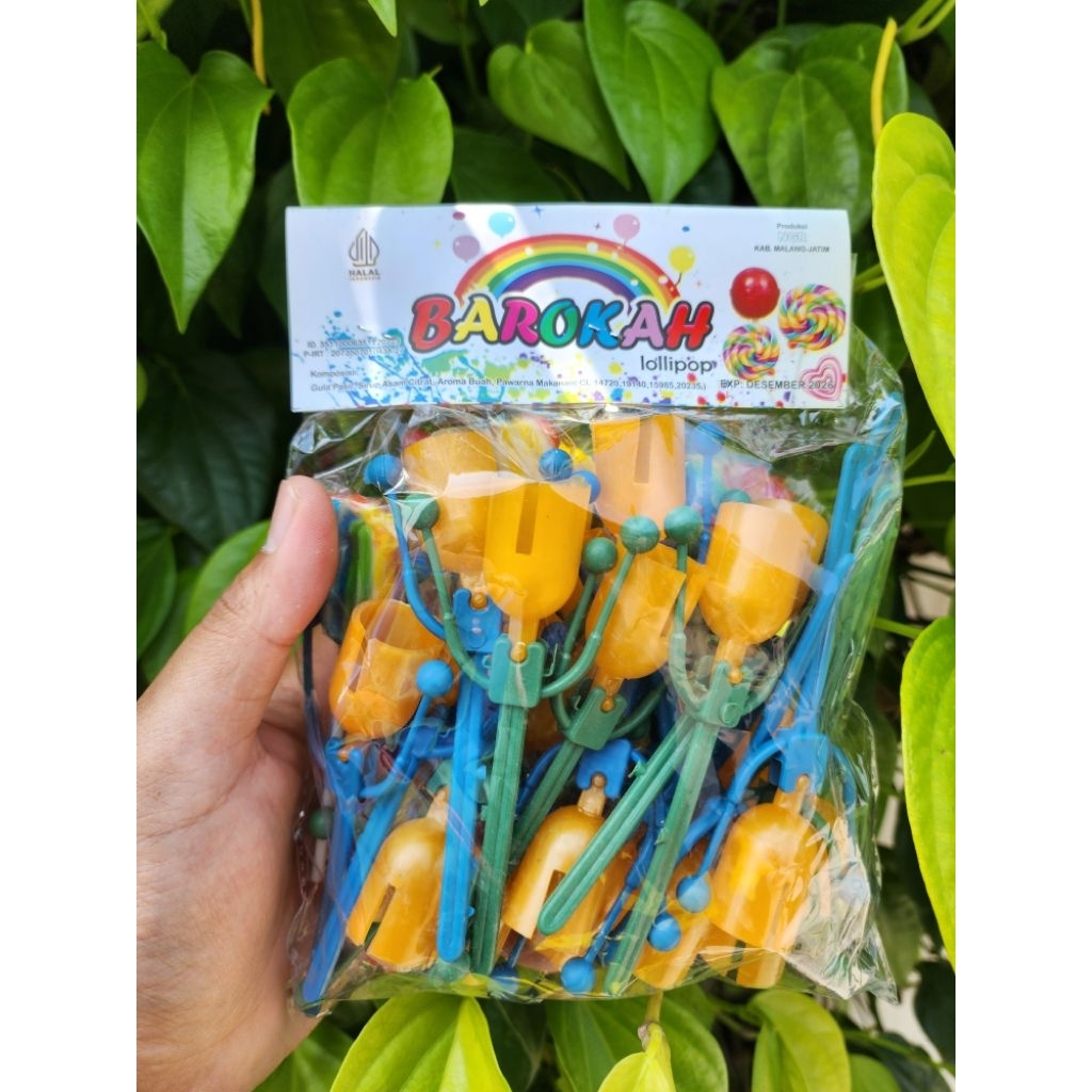 PERMEN LOLIPOP BERHADIAH MAINAN LONCENG  ISI 20 PCS GROSIR BAROKAH LOLIPOP