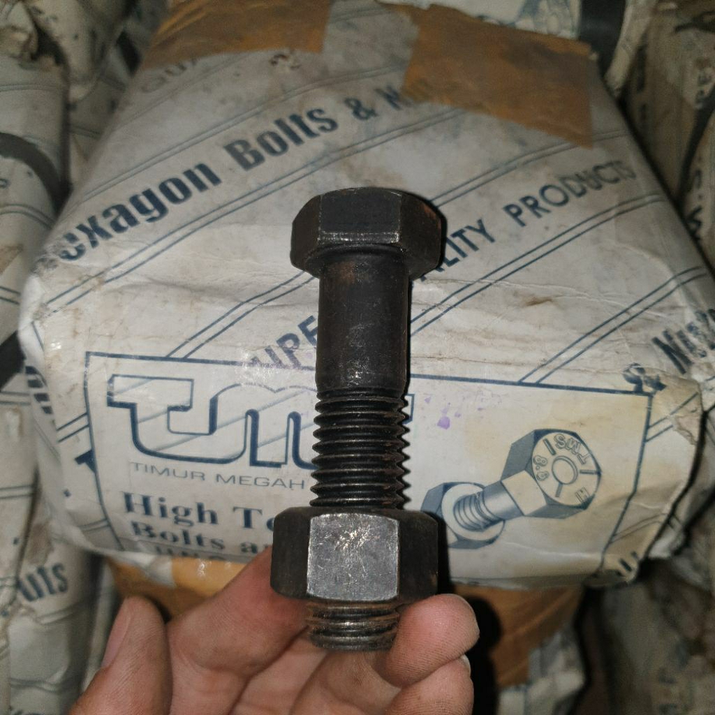 TMS Baut Baja 8.8 5/8" x 2"-2.5" Baut+Mur