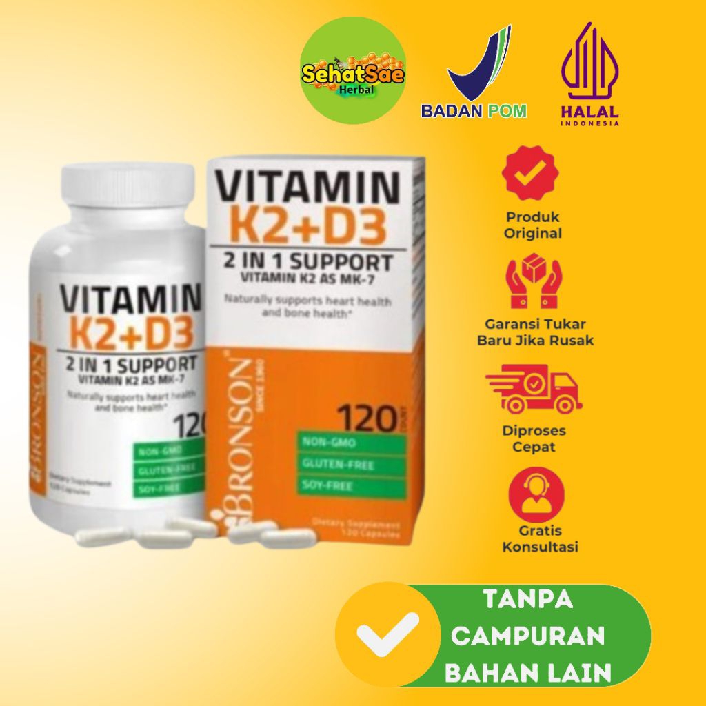 BRONSON vitamin k2+D3 5000iu