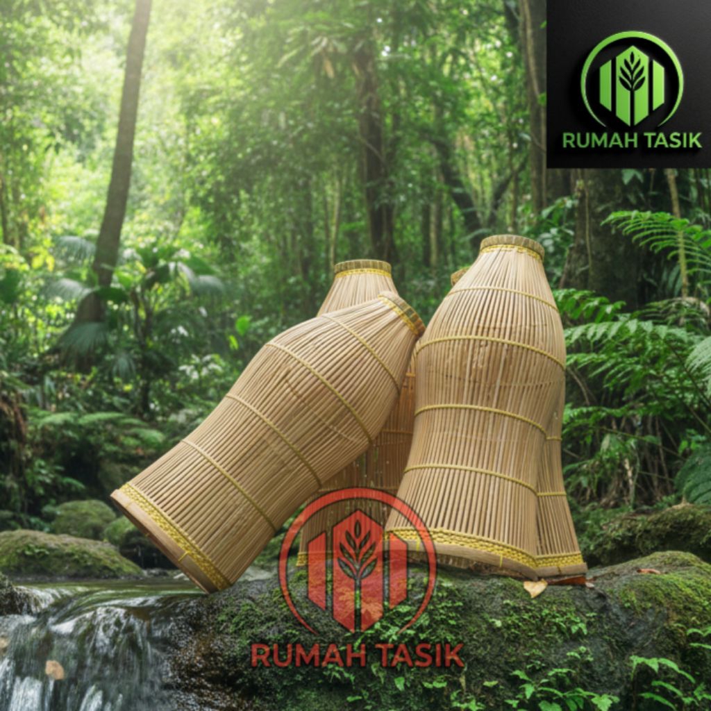 Bubu Perangkap Ikan Bahan Bambu Asli