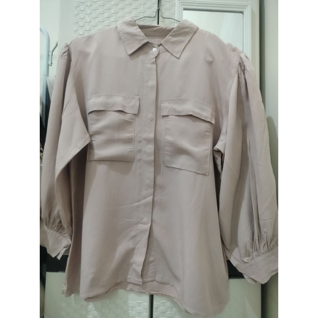 Kemeja Pink Mauve