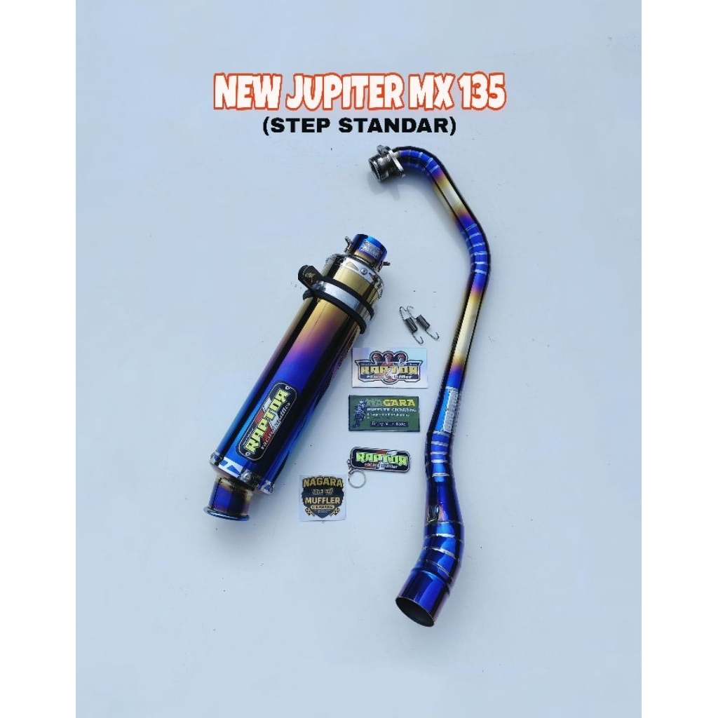 Knalpot Racing Bluemoon ori Raptor untuk Jupiter New MX 135