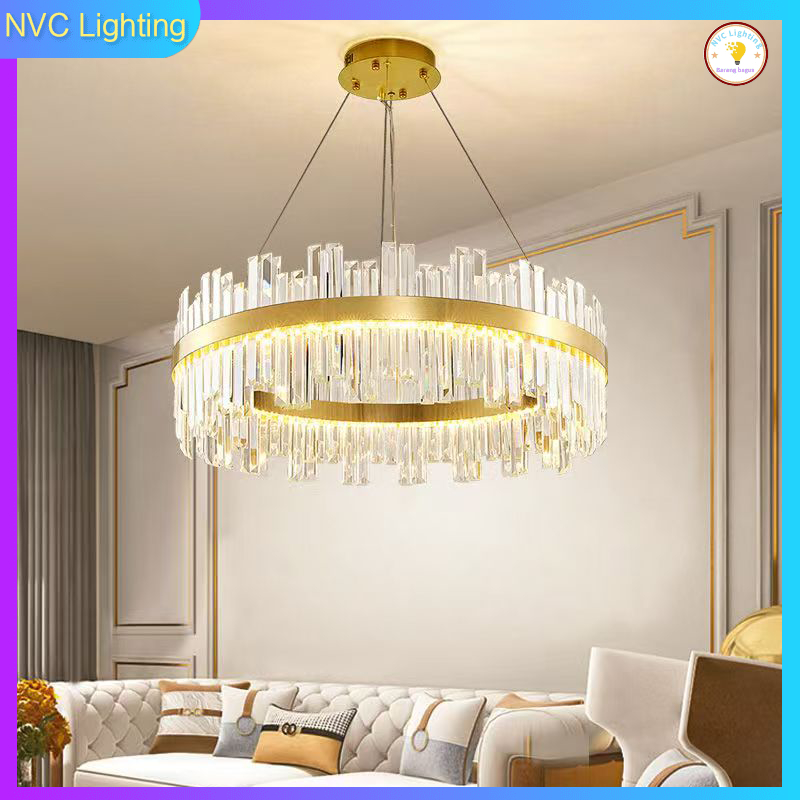 Lampu Terowongan Triwarna Nordic untuk Ruang Tamu Lampu Pendant Plafon Lampu Gantung Penerangan Maka