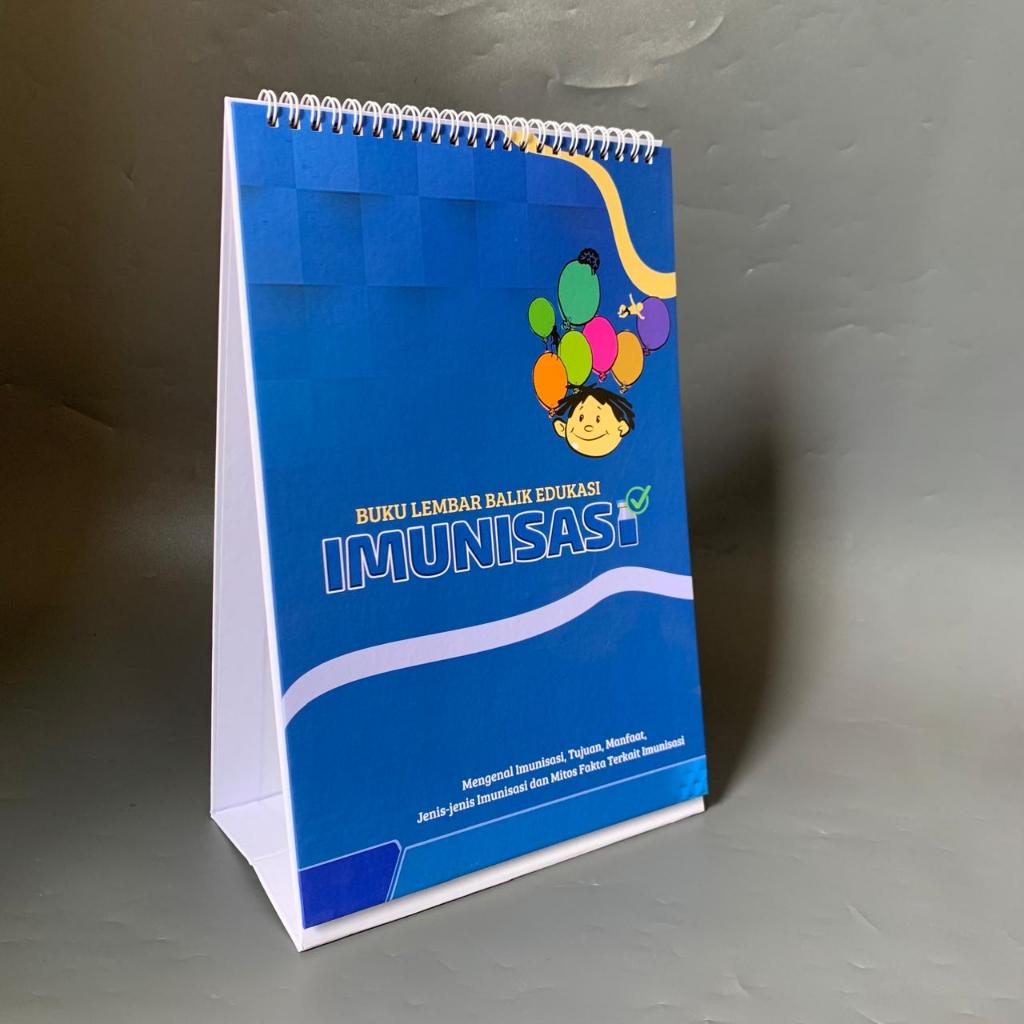 Buku Lembar Balik Imunisasi -  Media Promosi Kesehatan Imunisasi - Edukasi Imunisasi