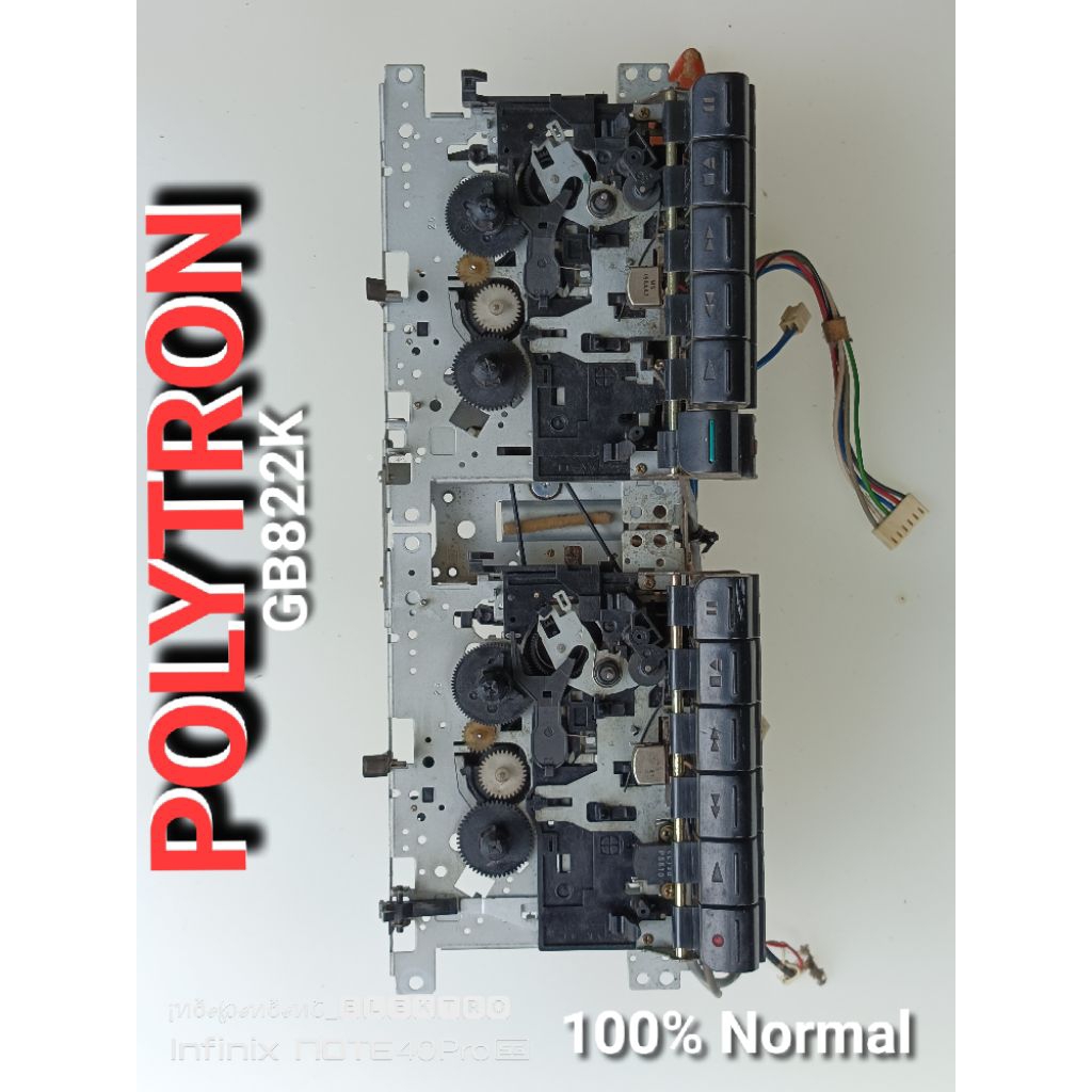 Mekanik Tape compo polytron GB822K   mekanik compo polytron original   Mekanik double compo polytron