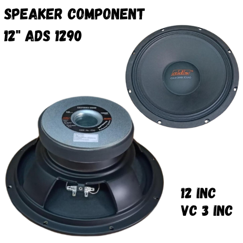 Speaker Component 12" ADS 1290 / ADS1290 full range loudspeaker Komponen 12 inch ads