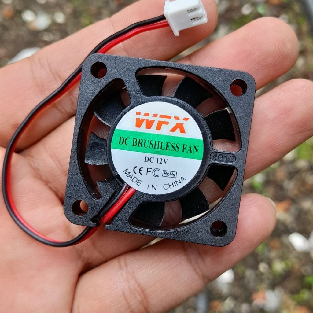 Kipas 12v 4x4cm DC Mini Fan Angin Udara Pendingin Panas 4x4 4*4 cm 4cm 4010