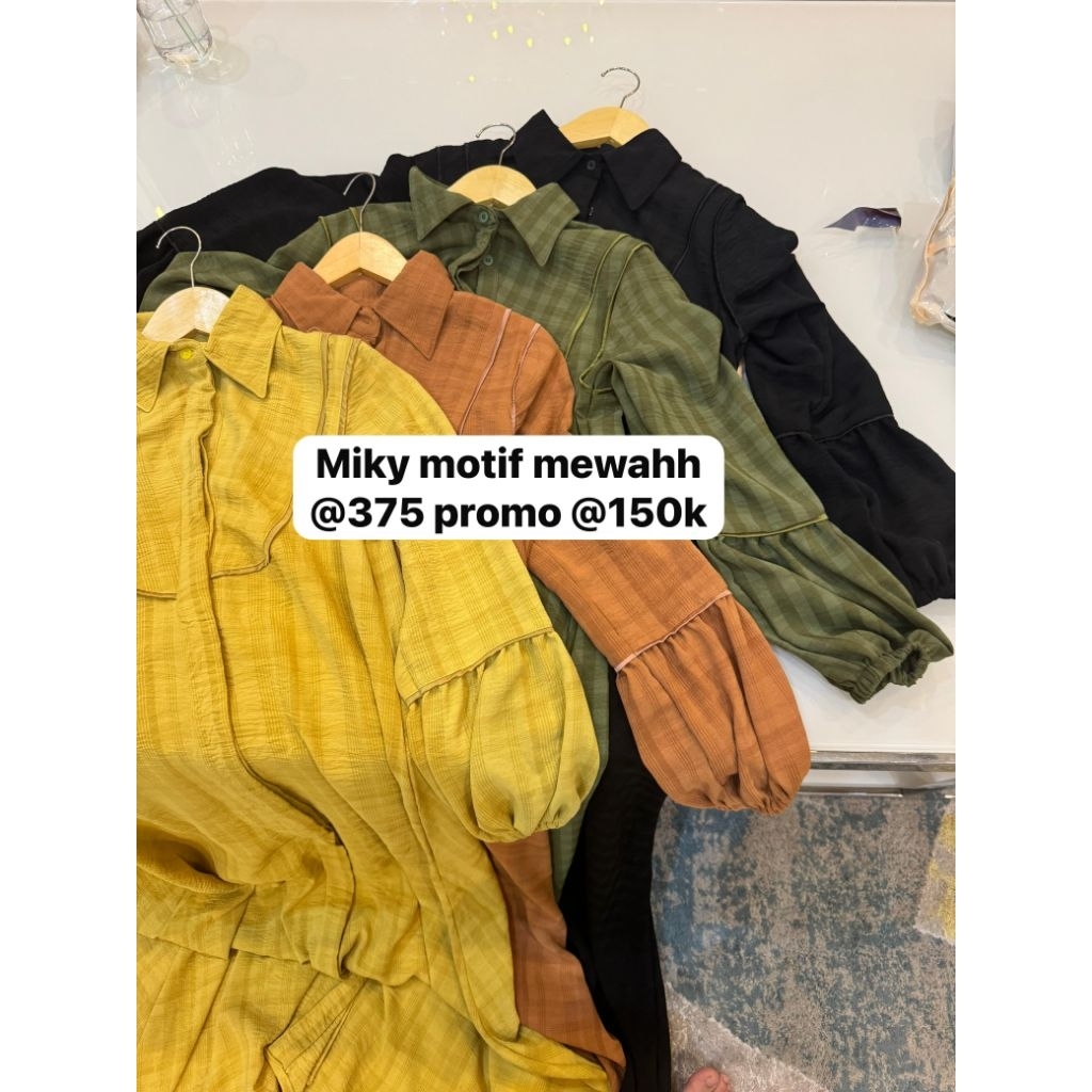 MILKY DRESS JOURNEY MOTIF PREMIUM DRESS ORIGINAL BY JOURNEY SCARVES