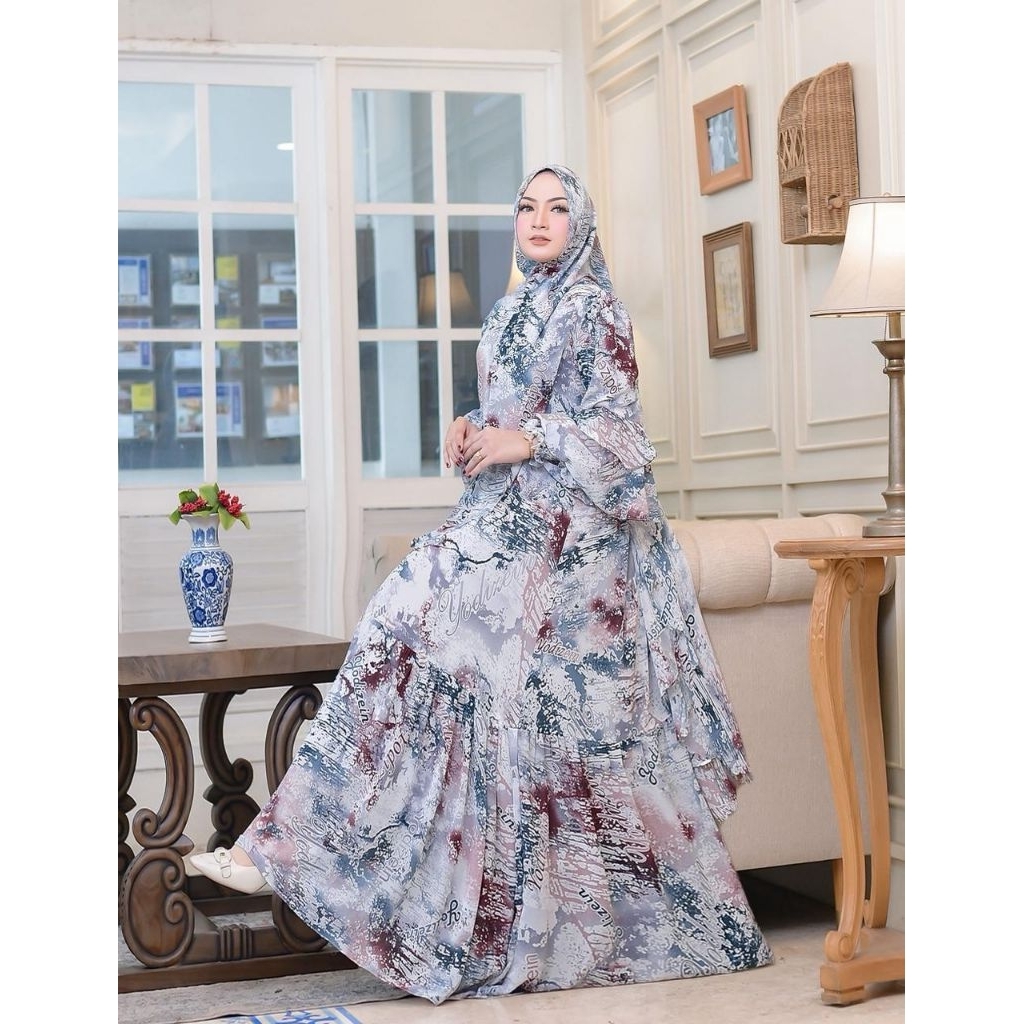 BAYUMI series BY.  YODIZEIN  SYARI INDONESIA/ Gamis set syar'i Terbaru