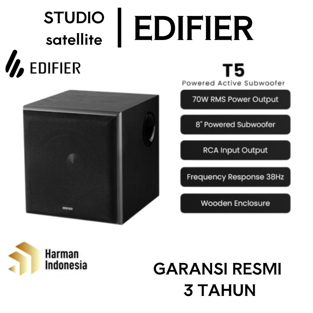 EDIFIER T5 Powered Active Subwoofer
