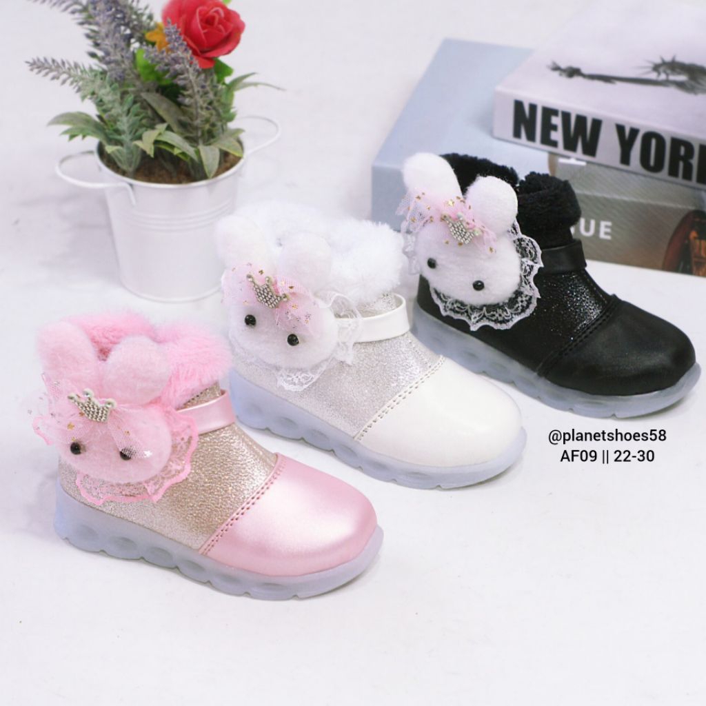 PLANET - AF09 Sepatu Boots Anak Perempuan/Sepatu Fashion