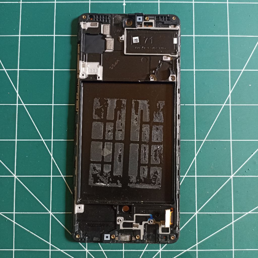 LCD+TS+FRAME SAMSUNG A71/A715 ORI CABUTAN BEKAS/SEKEN/NORMAL