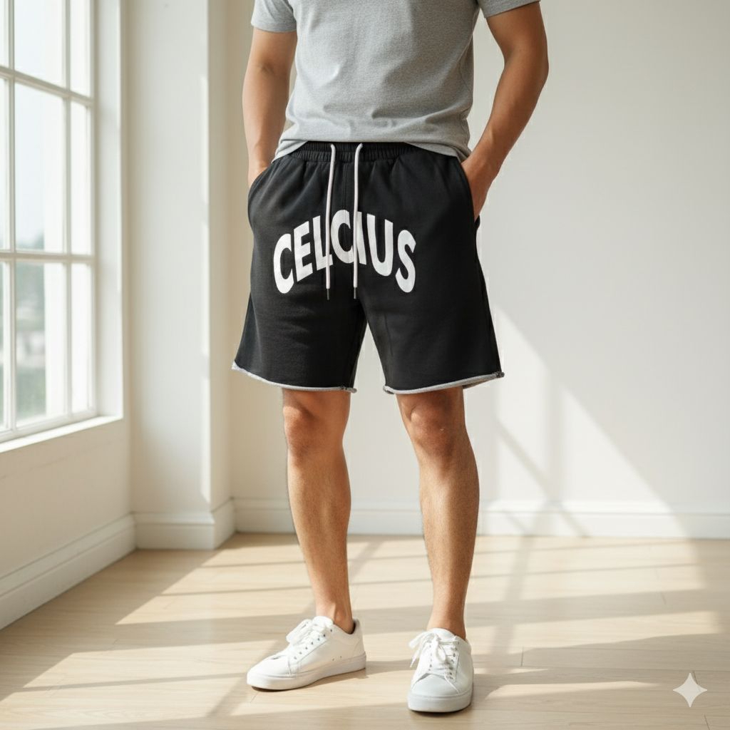 Celcius  Celana Pendek Gulung Sablon Celcius Material Cotton Baby Teri Premium