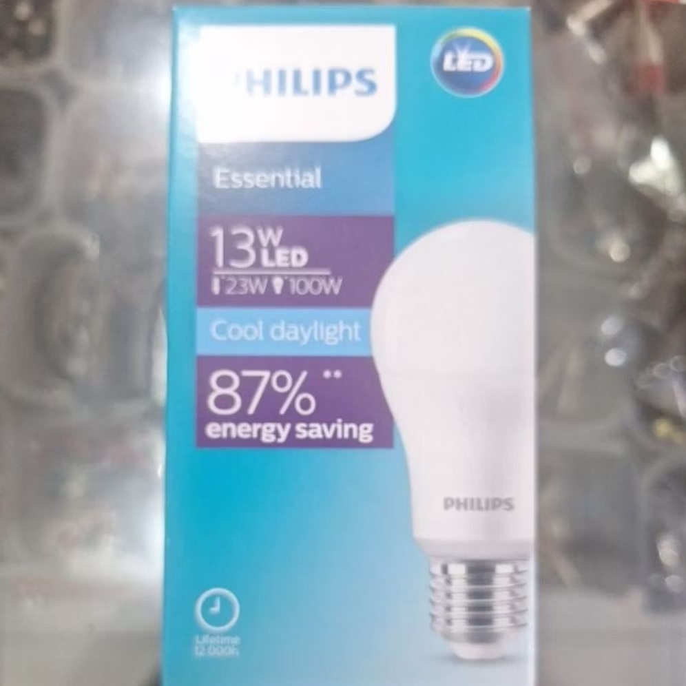 LAMPU PHILIPS LED ESSENTIAL 13 WATT PUTIH