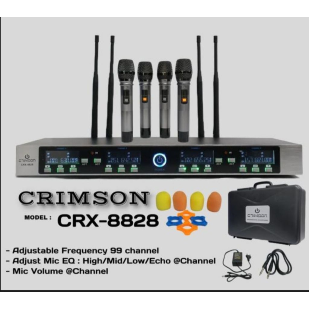 MIC WIRELESS CRIMSON CRX-8828 ORIGINAL CRIMSON CRX 8828