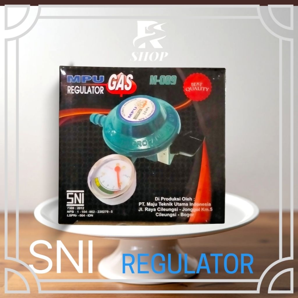 REGULATOR GAS+METER OTOMATIS MPU M-089 SNI