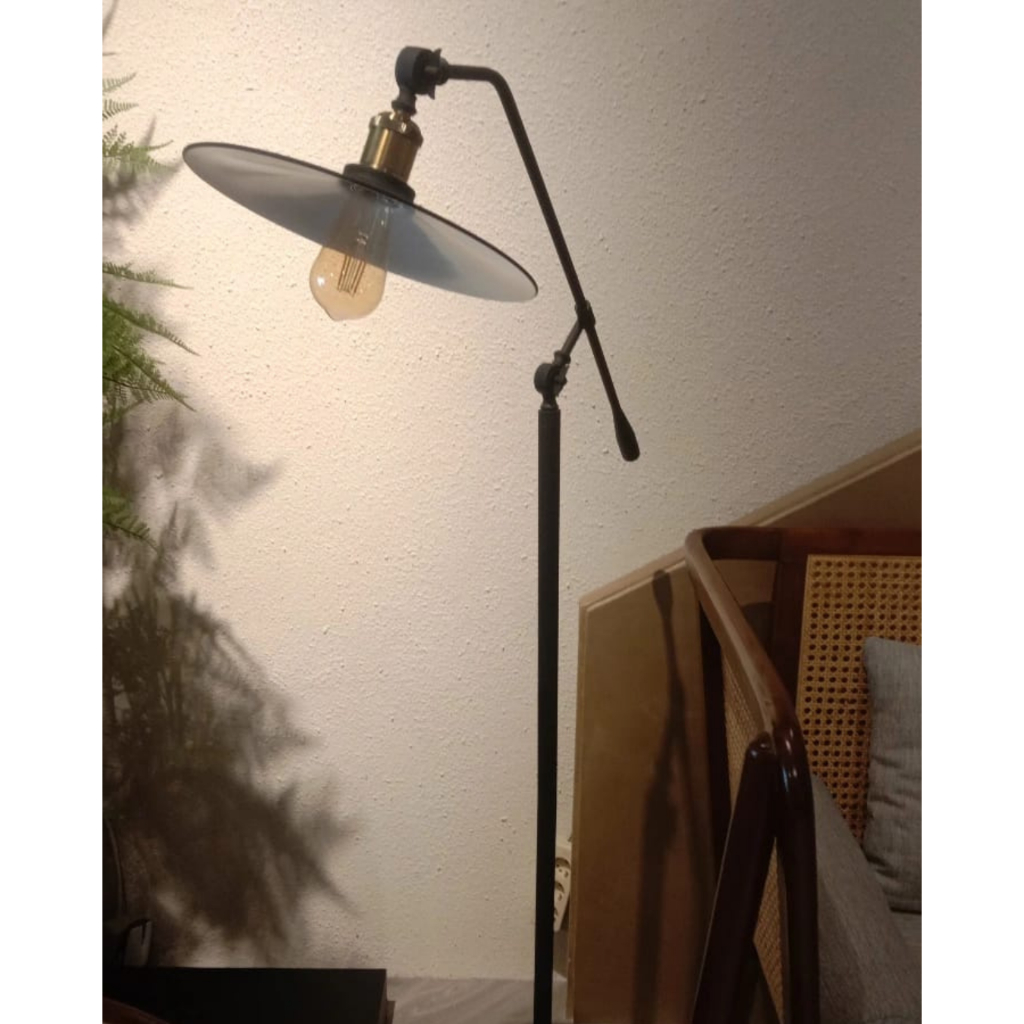 Vintage industrial floor lamp