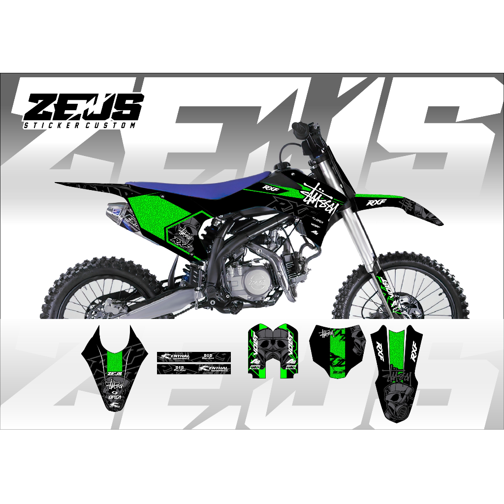 Decal Sticker - Stiker Dekal Rxf 150cc Zeus SC 22