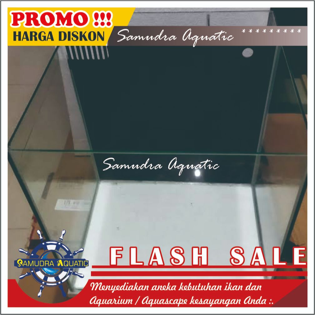 AQUARIUM KACA | AQUARIUM BESAR + SUMP FILTER BELAKANG | AQUARIUM AQUASCAPE | (KHUSUS INSTAN)