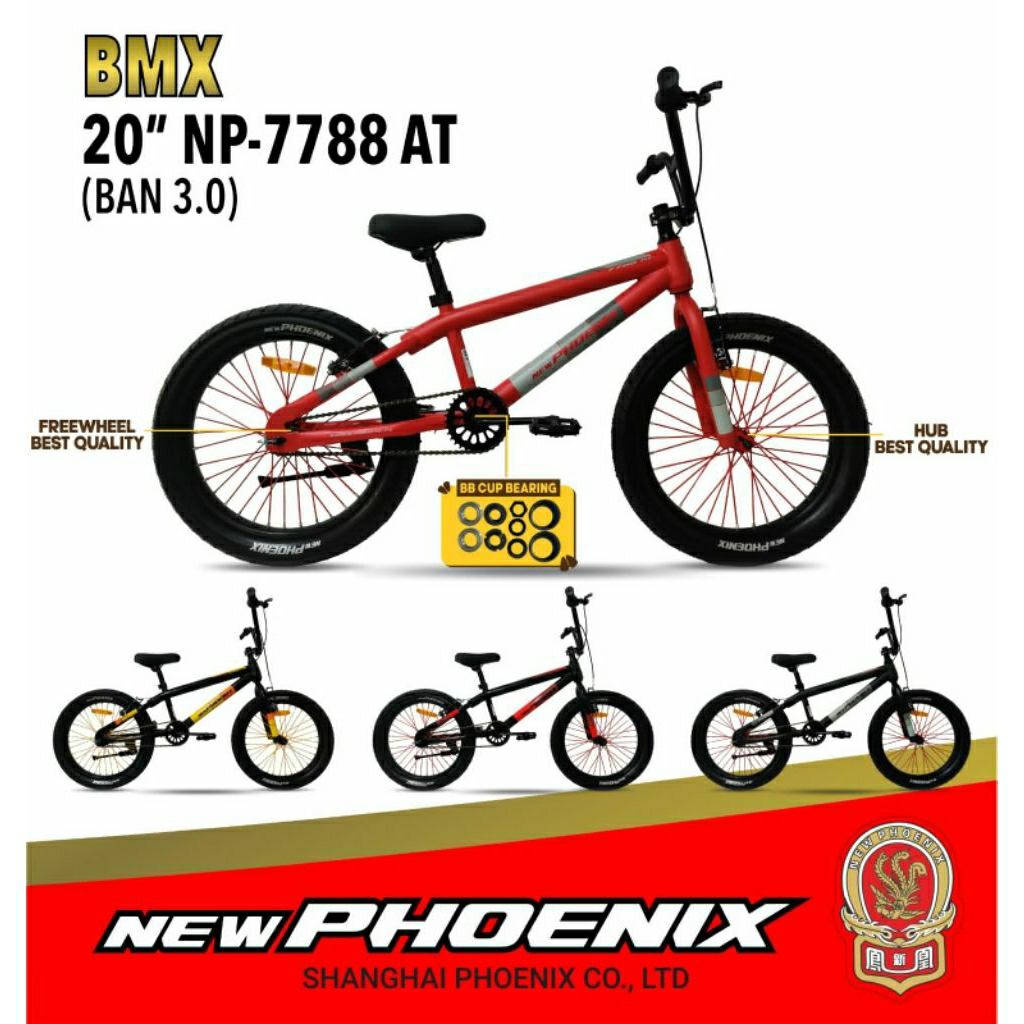 SEPEDA ANAK COWOK MURAH BMX PHOENIX 20 BY KRISNA JAYABIKE
