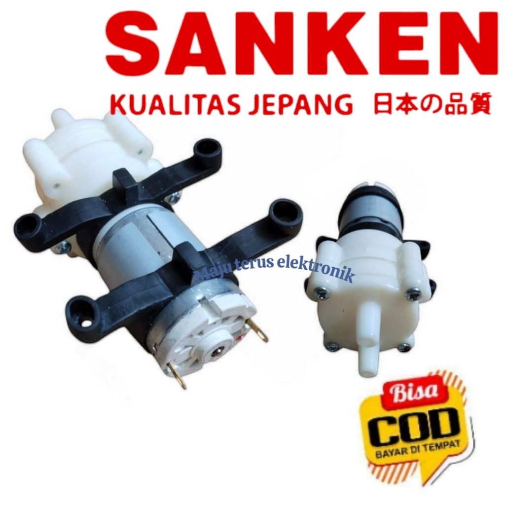 Dinamo pompa dispenser Sanken buat galon bawa