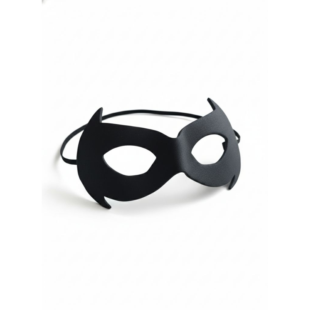 Nightwing Mask Style Wanita | Masker Cosplay DC Comics Black Sleek | Dick Grayson Robin Cosplay