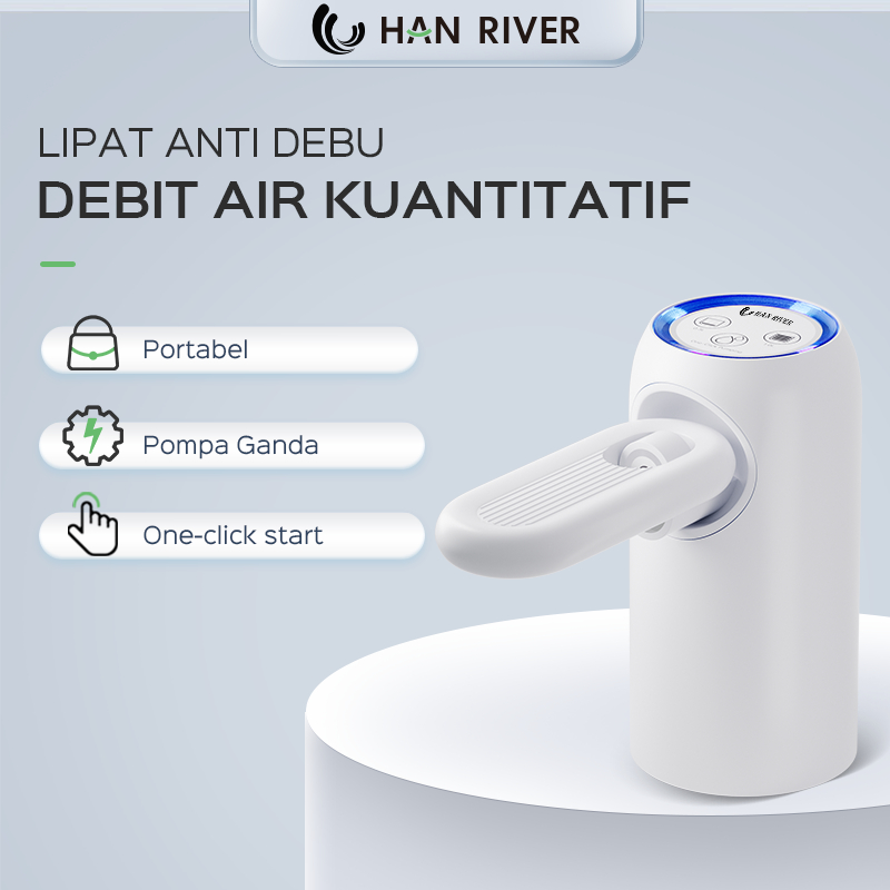 HAN RIVER Dispenser Mini Pompa Air Portable/Pompa Galon Collapsible Electric Water Pump