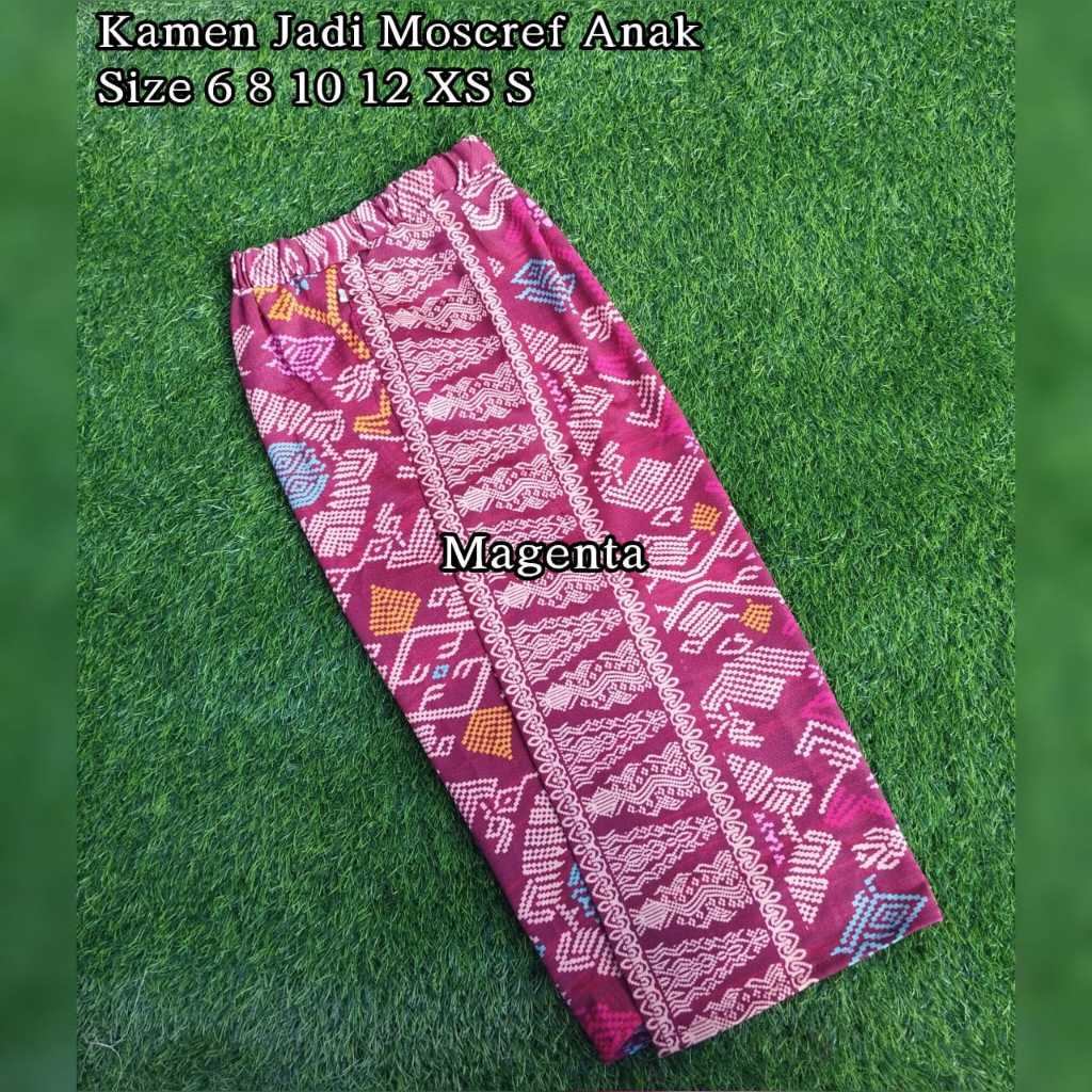 Kamen Jadi Anak Motif Songket||Kamen Jadi Moscref Anak