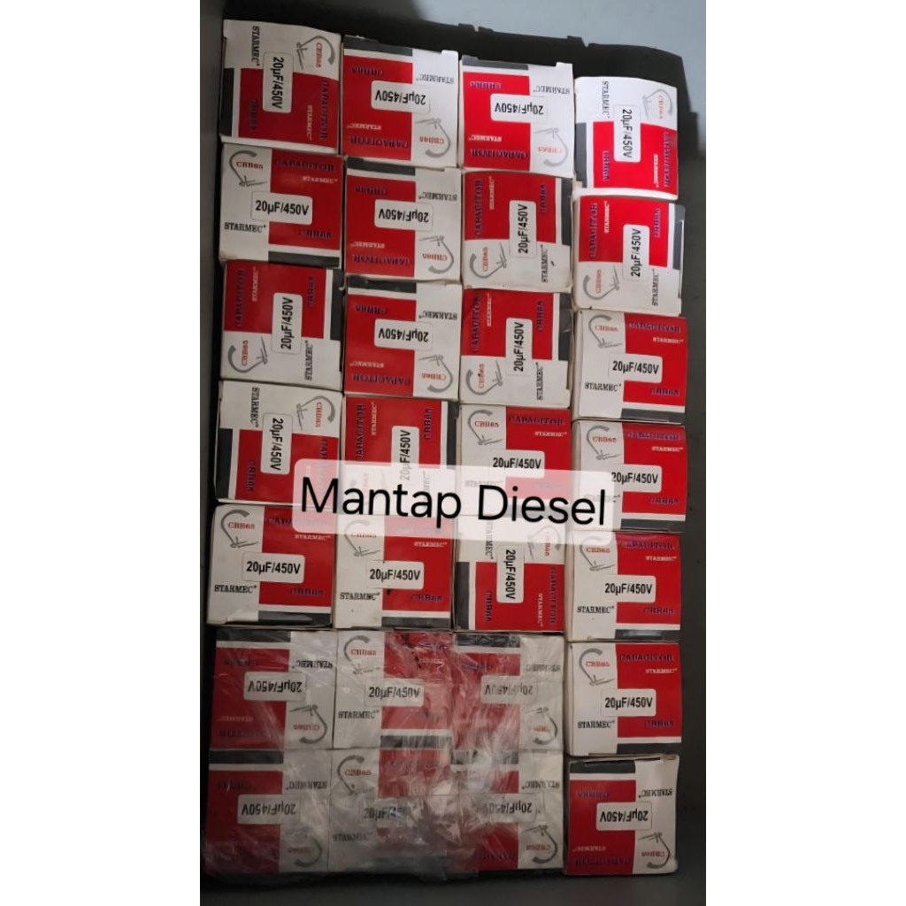 Capasitor AC 20uf 450V Dan 60uf 450V STARMEC