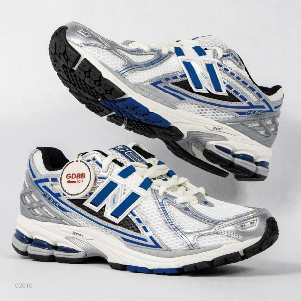 Sepatu New Balance NB 1906R Silver Metallic Blue Sepatu Casual Gym Olahraga Joging Pria Wanita