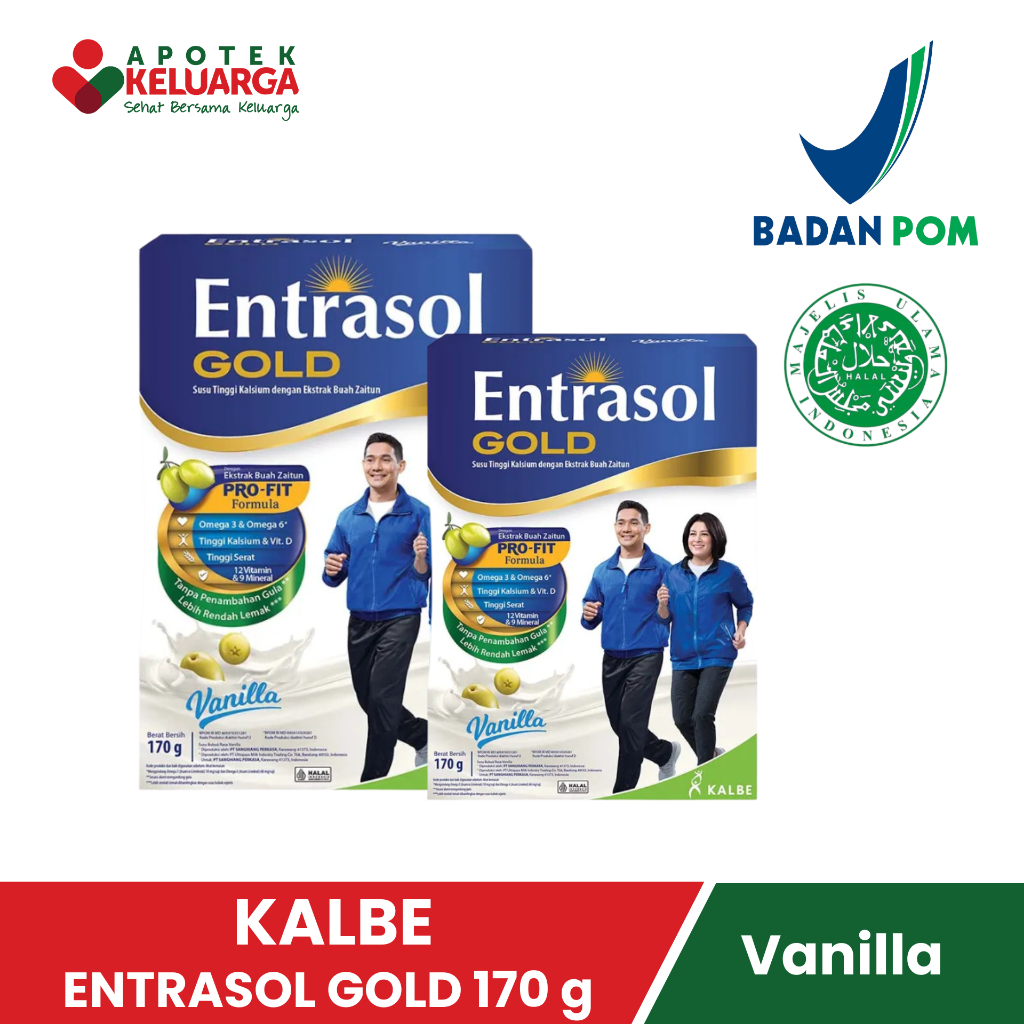 ENTRASOL GOLD DENGAN EKSTRAK BUAH ZAITUN 170 g