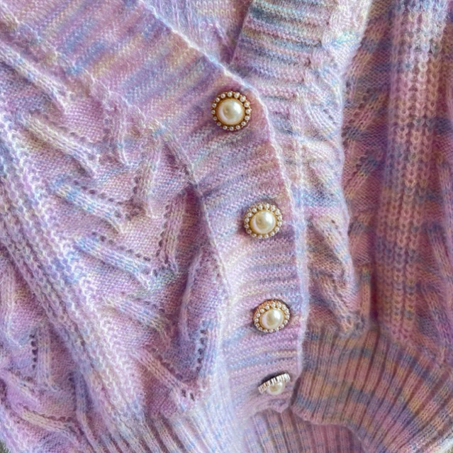 Sweater Rajut Wanita Premium – Rajut Tebal Lembut Fuzzy Knit Warna Merah, Pink, Hijau, Ungu