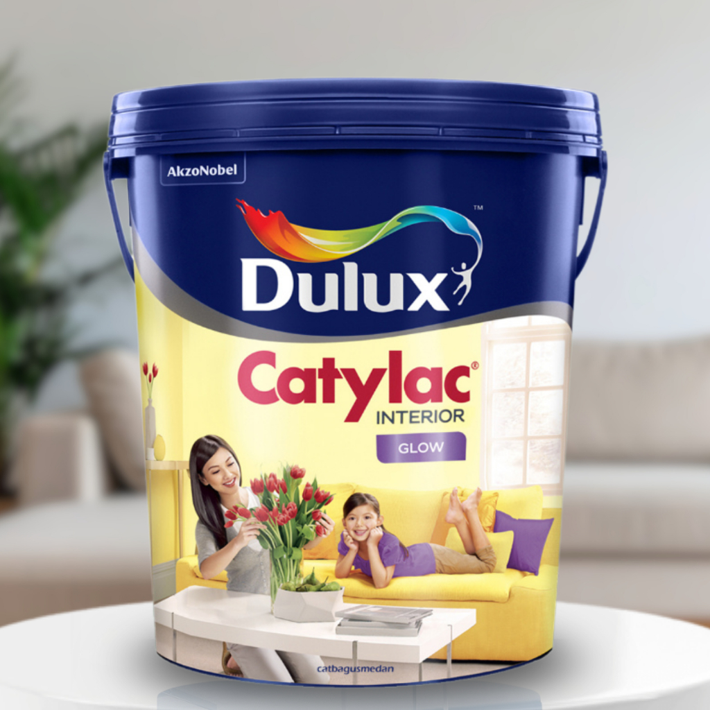 CAT TEMBOK GLOW READY MIX DULUX CATYLAC INTERIOR  - 22 KG CAT GLOW READY MIX CAT TEMBOK DULUX CATYLA