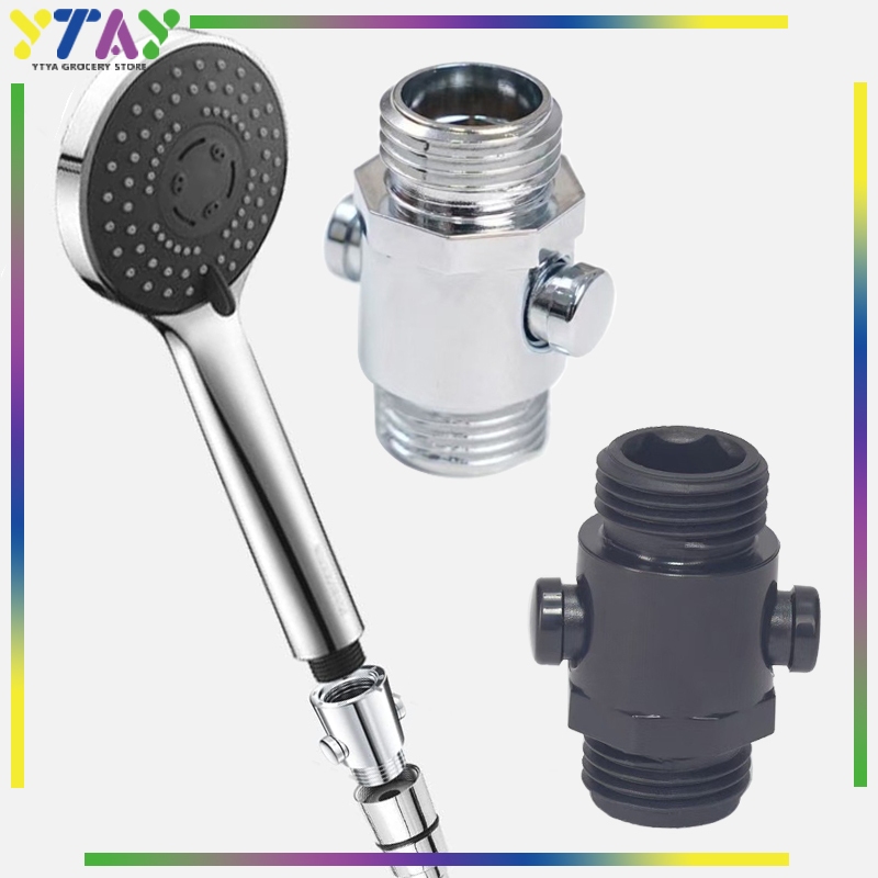 Kran Stop On-Off Cepat untuk Shower Valve Sudut Satu Klik Multifungsi Sambungan Selang & Penahan Air