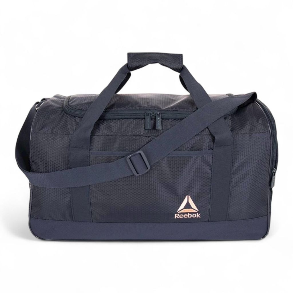 Reebok Garnet Large Gym Bag Unisex Sport Duffel Bag Midnight Navy