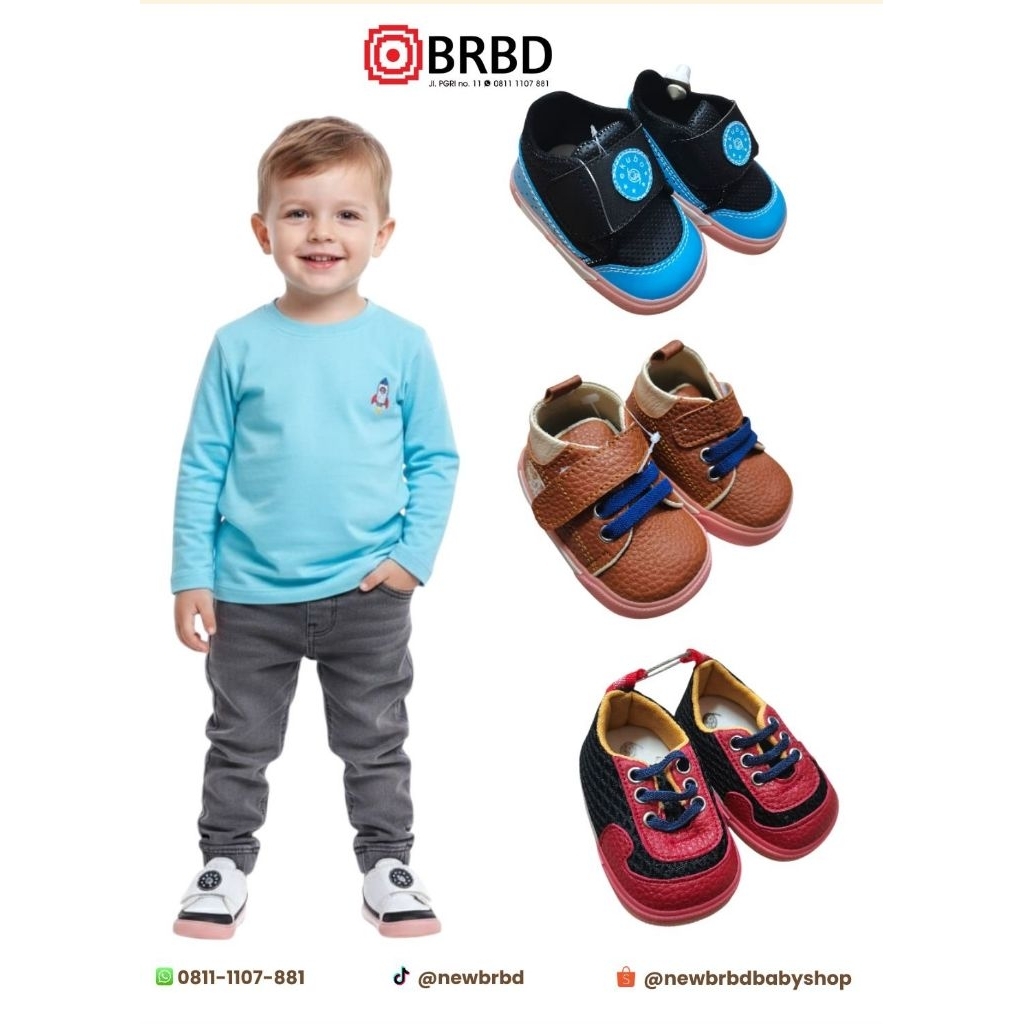 Sepatu Anak Ekubo Usia 1 - 3 tahun