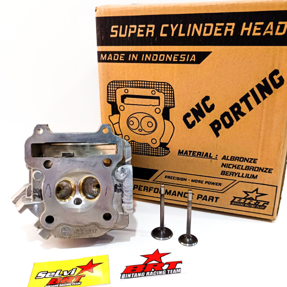 SUPER HEAD BRT MIO PORTING CNC KLEP 28 24 & 26 23