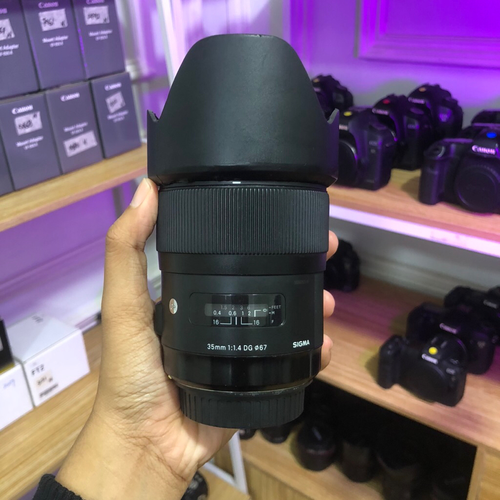 Lensa 35mm f1.4 sigma art canon