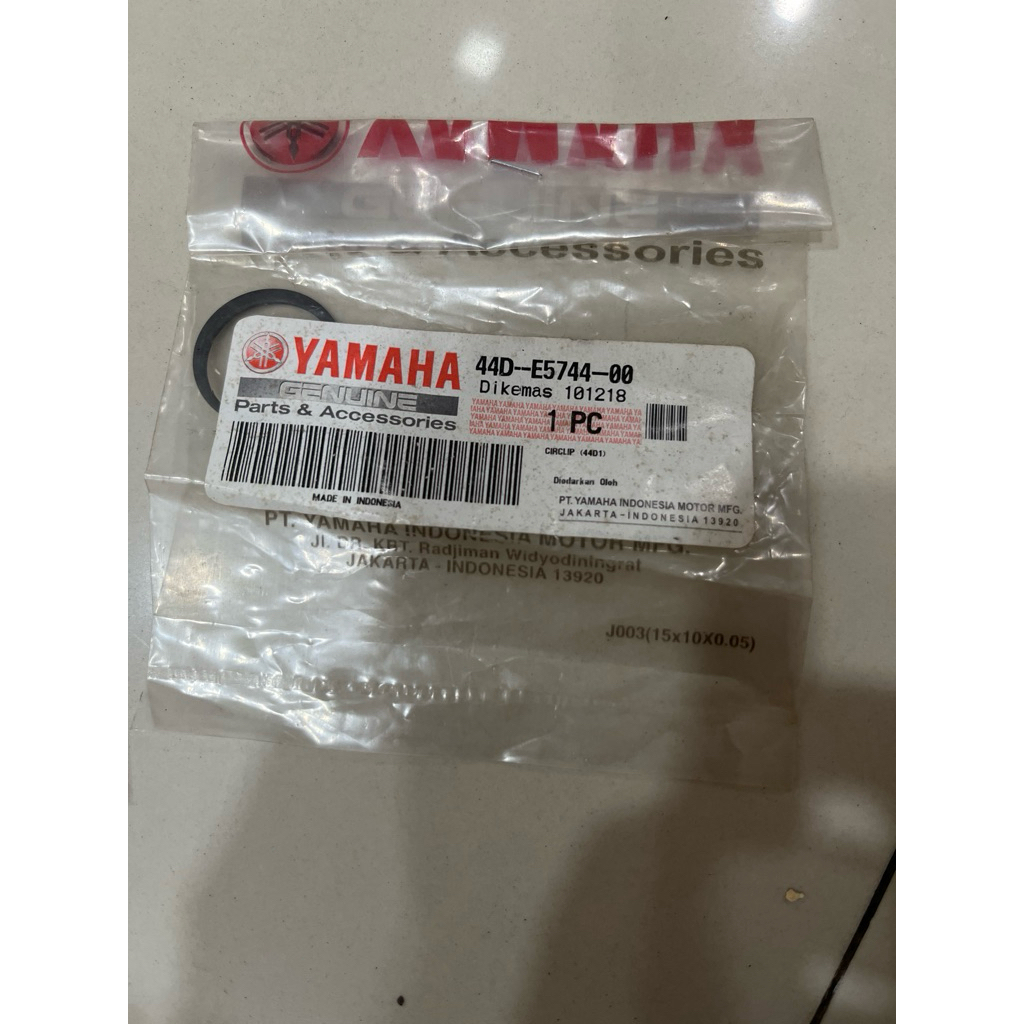 Circlip Bearing Pully CVT Yamaha Mio J, Soul GT, Fino FI, XRide 115, Xeon RC GT 125 44D-E5744-00