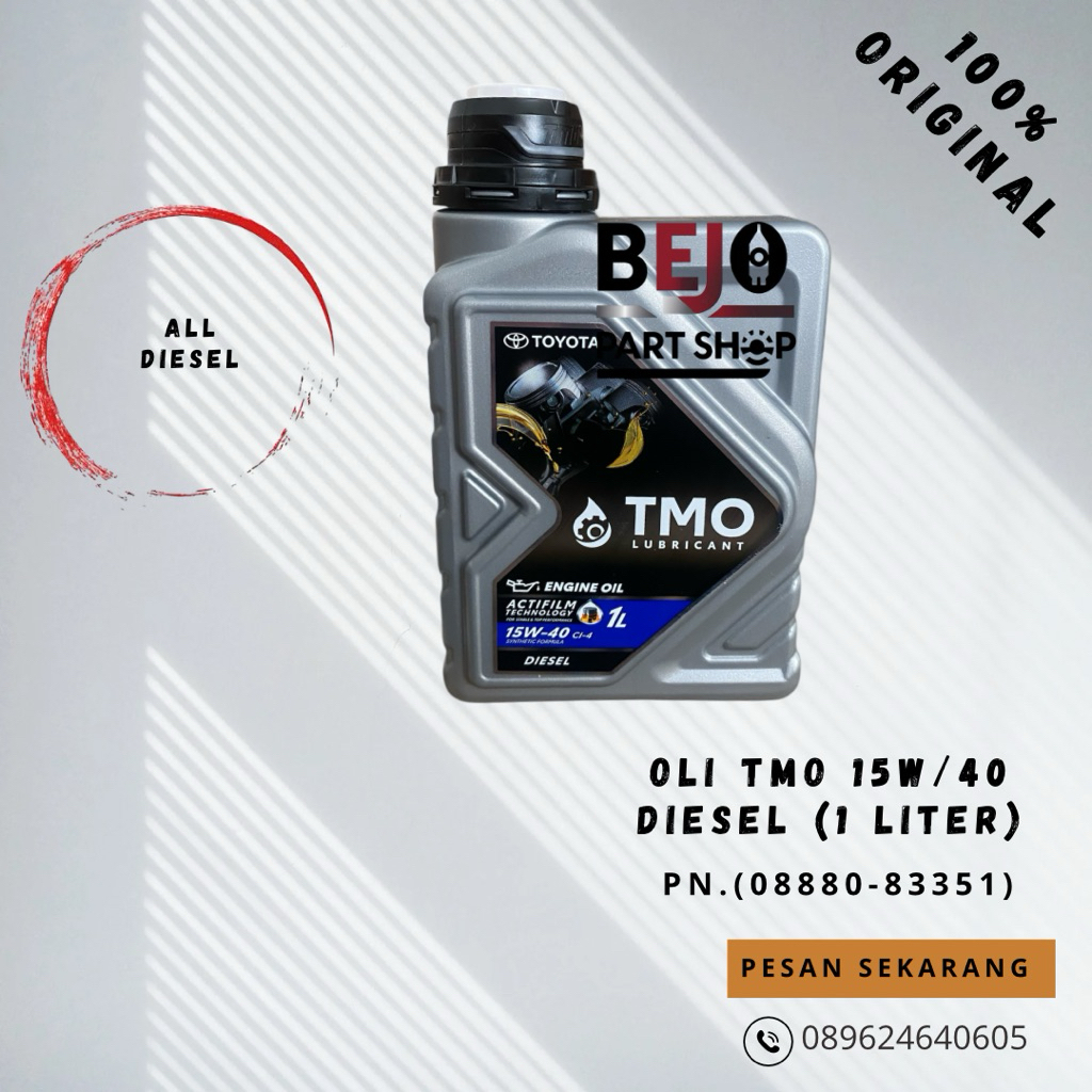 OLI MESIN TMO 15W/40 DIESEL 1 LITER (08880-83351)