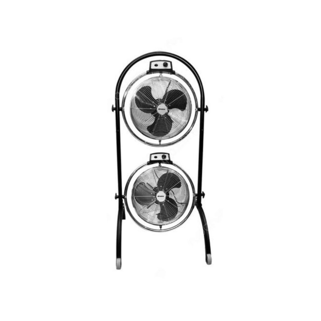 INDUSTRIAL STANDING DOUBLE FAN 16 INCH